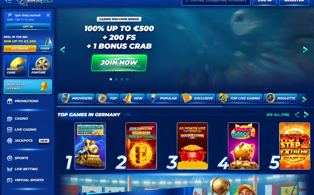 Csatlakozz BassBet Casino bónuszhoz